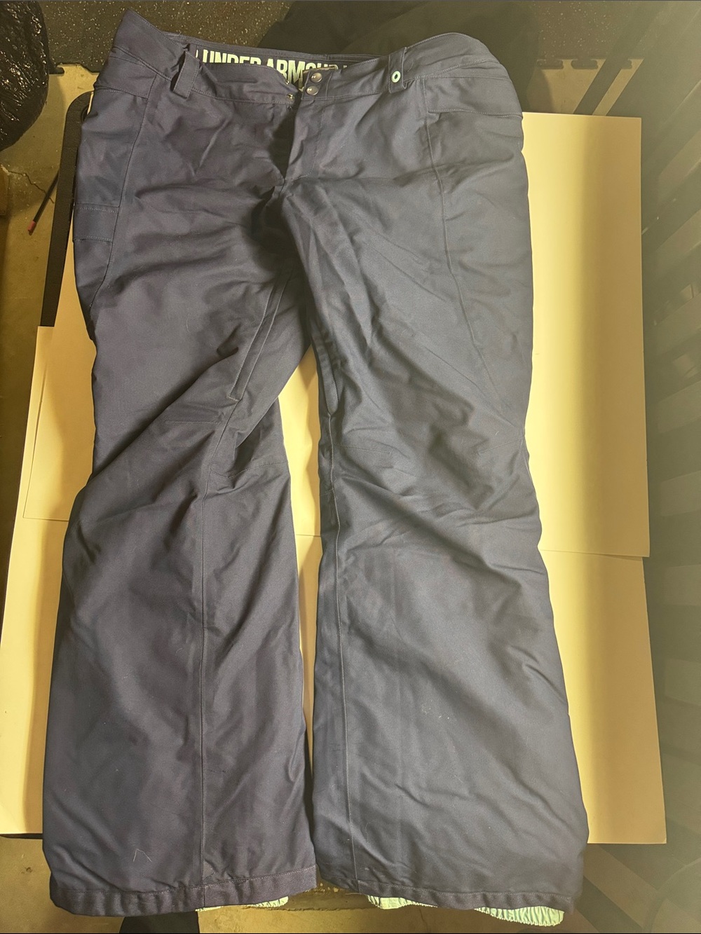 Under Armour ColdGear Infrared Insulated Snow Pants Navy Blue - Women's Large
